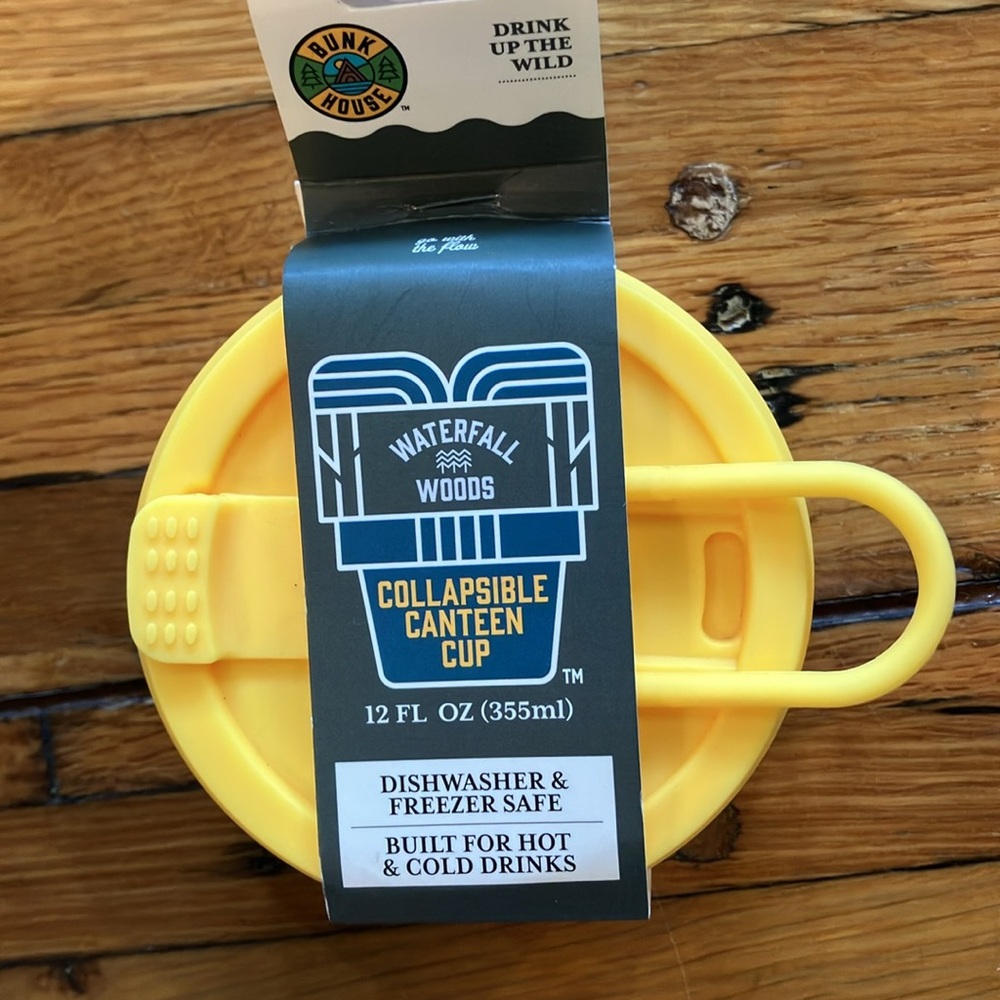 Yellow Collapsible Canteen Cup
